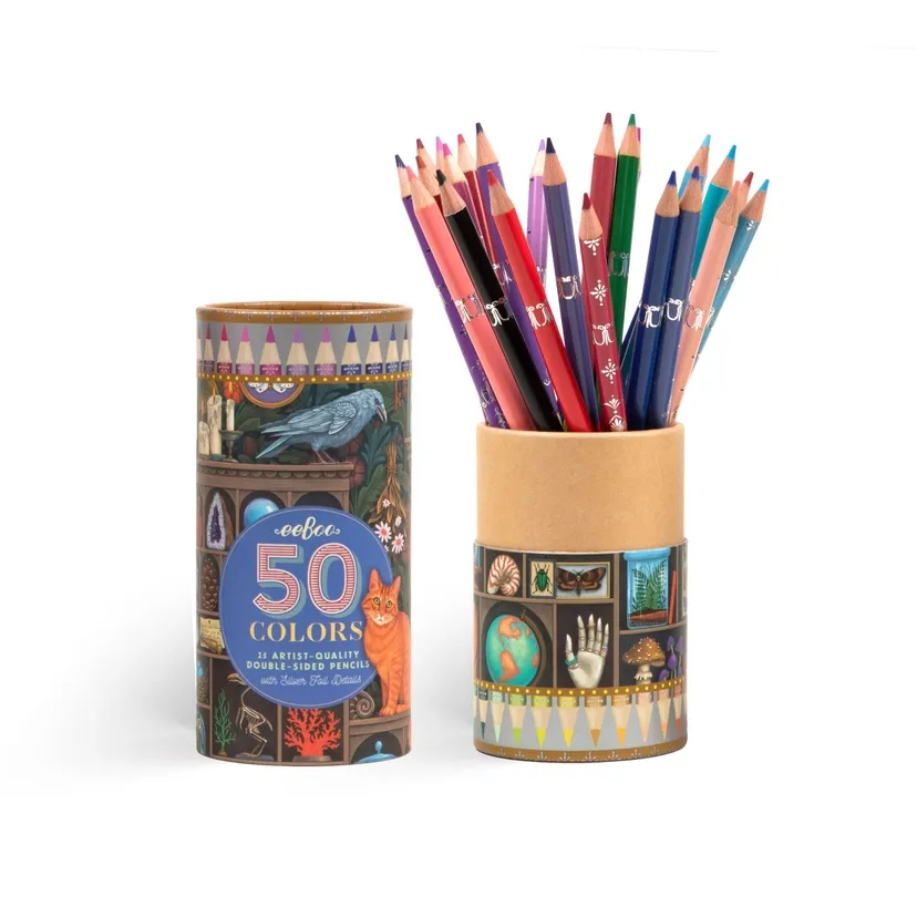 DOUBLE-SIDED COLORED PENCILS (25) - ALCHEMIST'S CABINET