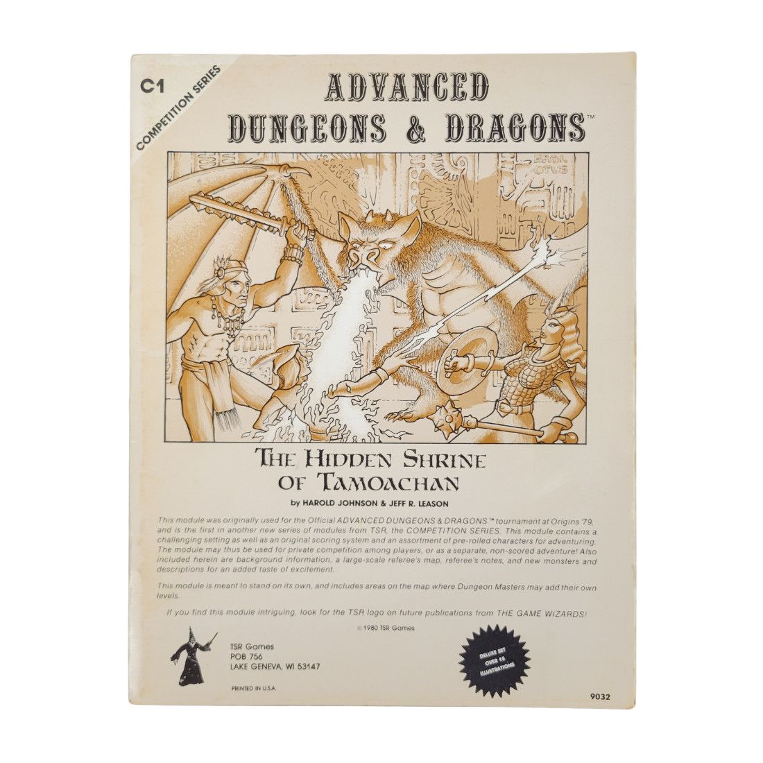 AD&amp;D: C1 - THE HIDDEN SHRINE OF TAMOACHAN (2nd Printing, 1980)