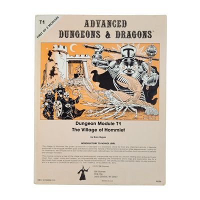AD&amp;D: T1 - THE VILLAGE OF HOMMLET (3rd Printing, 1980)