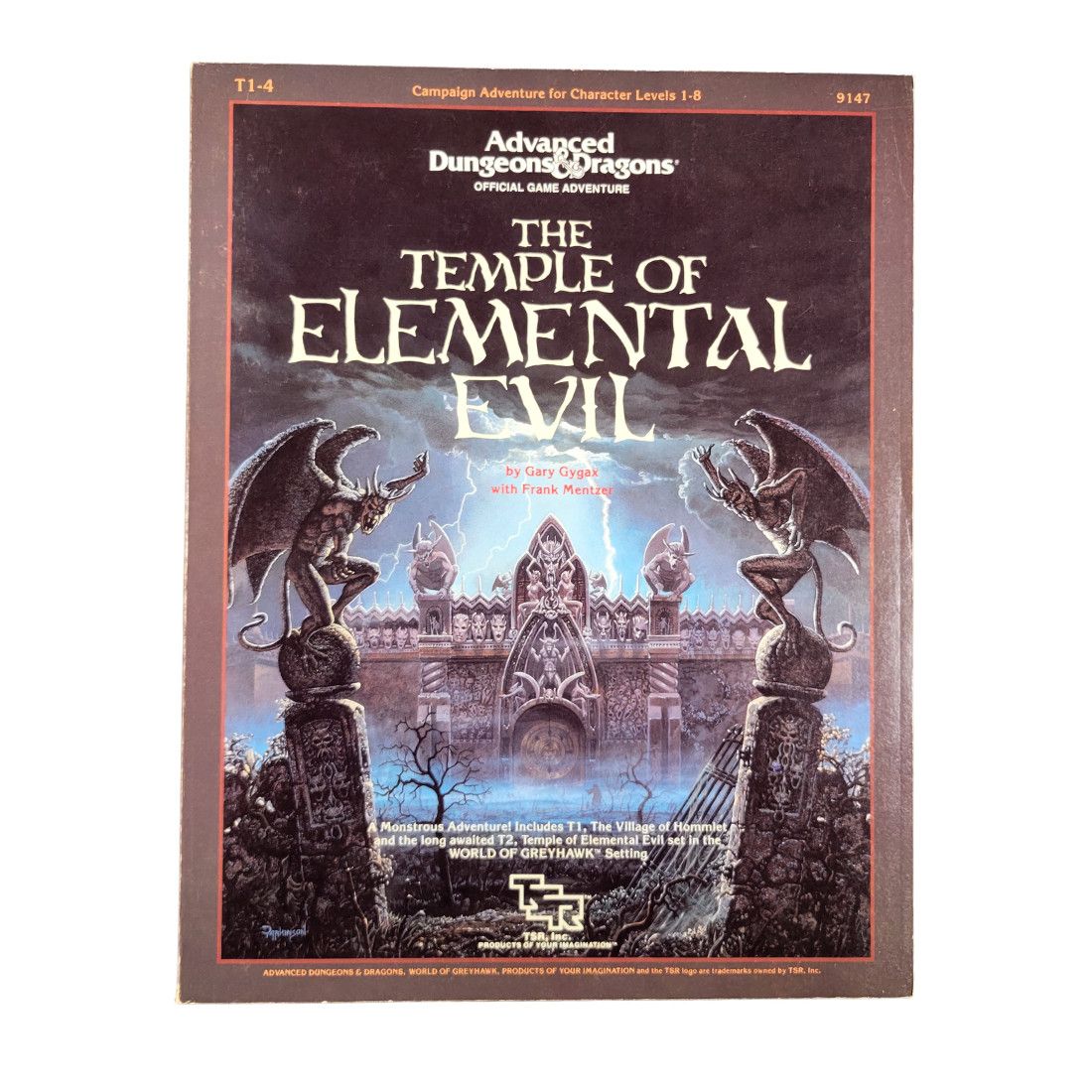 AD&amp;D: T1-4 - THE TEMPLE OF ELEMENTAL EVIL (1st Printing, 1985)