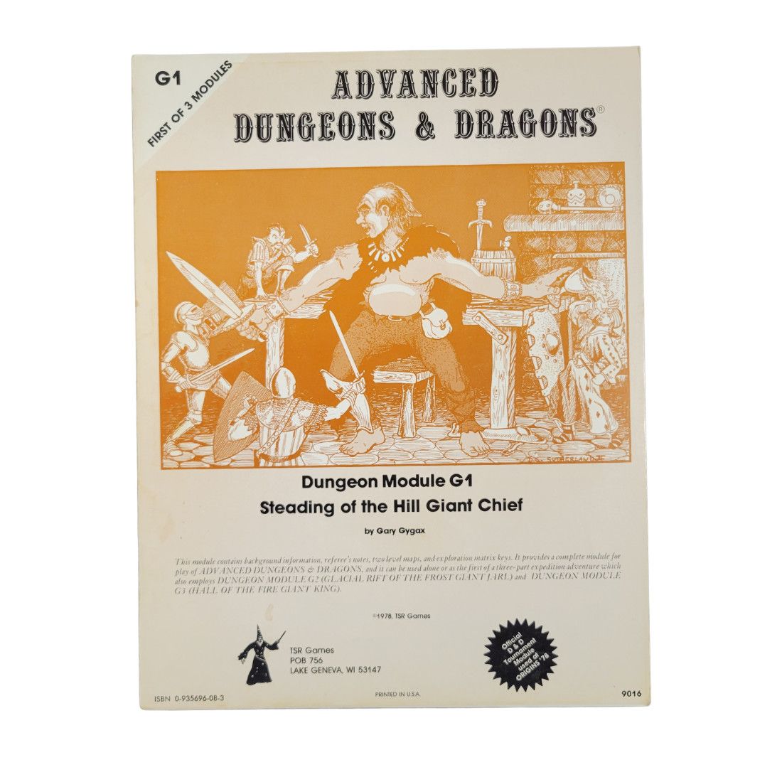AD&amp;D: G1 - STEADING OF THE HILL GIANT CHIEF (3rd Printing, 1979)