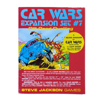 CAR WARS - EXPANSION SET #7: OFF-ROAD DUELING (1985)