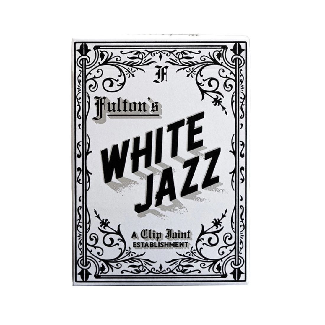 WHITE JAZZ PLAYING CARDS
