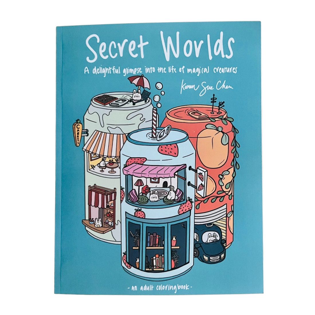COLORING BOOK SECRET WORLDS