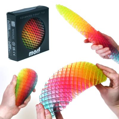 MORF FIDGET WORM BIG Rainbow