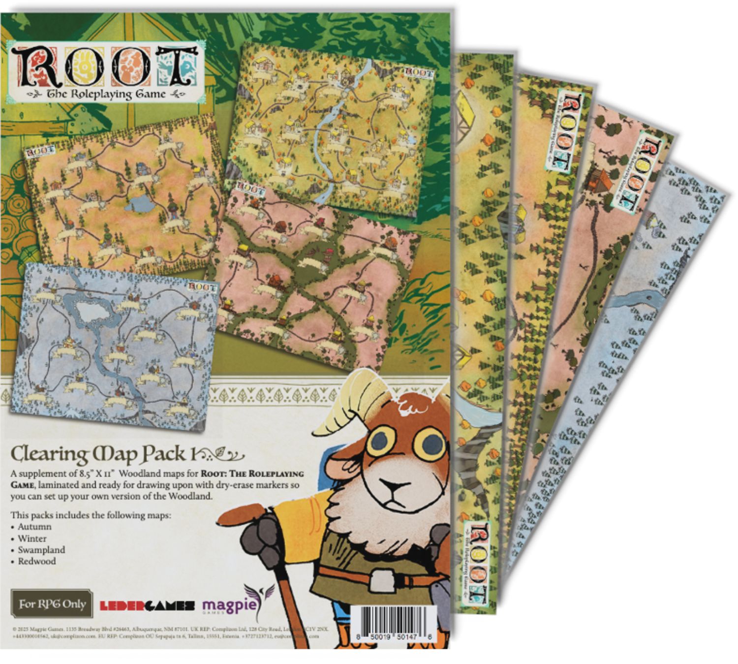 ROOT THE RPG RUINS &amp; EXPEDITIONS: MAP PACK 1