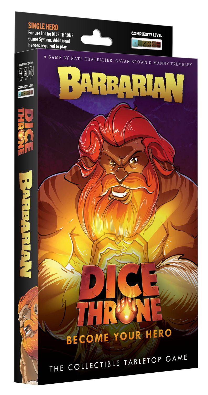 DICE THRONE: BARBARIAN - HERO PACK (Pre-Order Expected Late July)