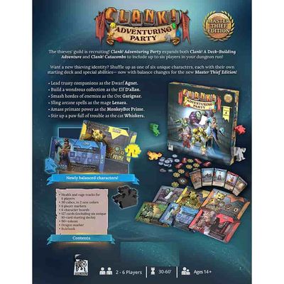 CLANK! ADVENTURING PARTY (MASTER THIEF EDITION) (Pre-Order Expected Late SUMMER 26)