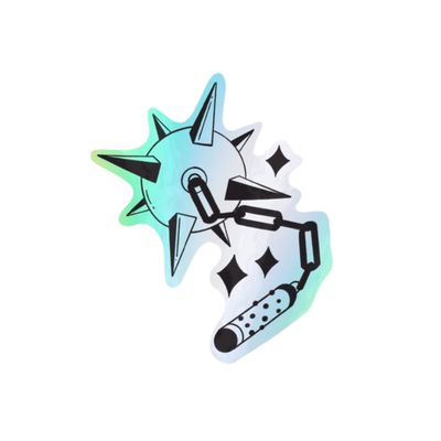 STICKER - HOLOGRAPHIC FLAIL