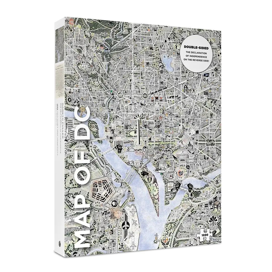PM1000 FULLER - MAP OF D.C. &amp; DECLARATION OF INDEPENDENCE