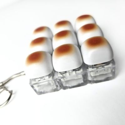 KEY CAP CLICKER KEYCHAIN - 9-Key Toasted Bread