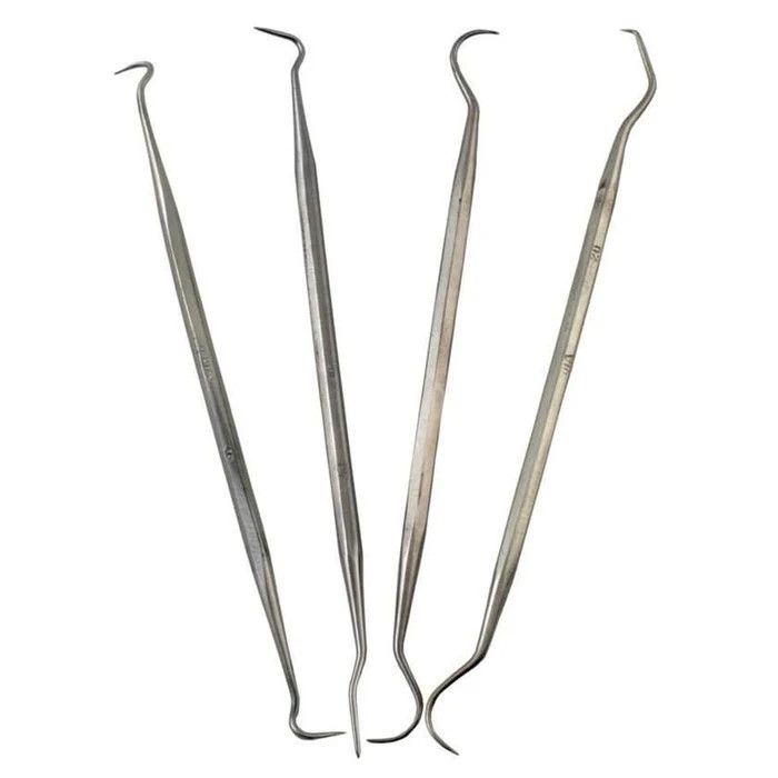 TOOL: DENTAL PICK: 4PC ASSORTMENT