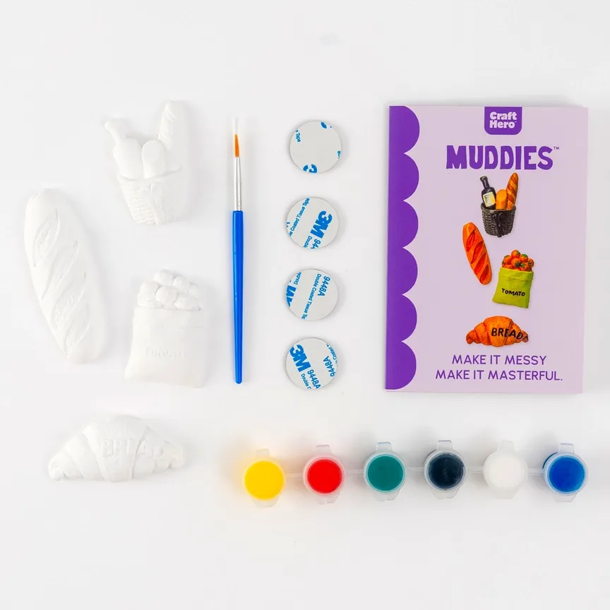MUDDIES: 3D MAGNET PAINTING - PETITE PANTRY