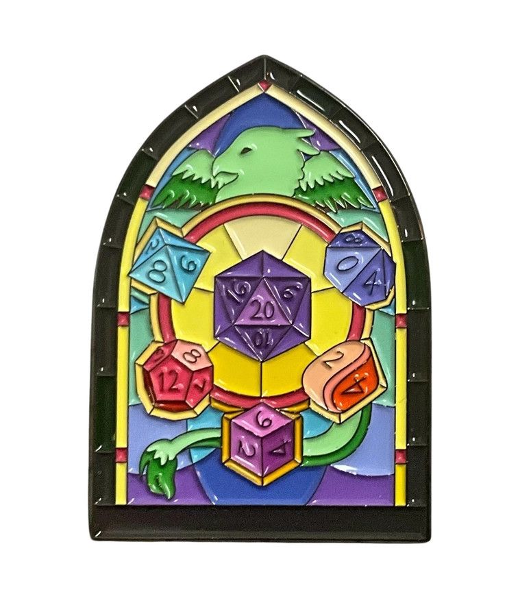PIN - STAINED GLASS WINDOW