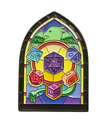PIN - STAINED GLASS WINDOW