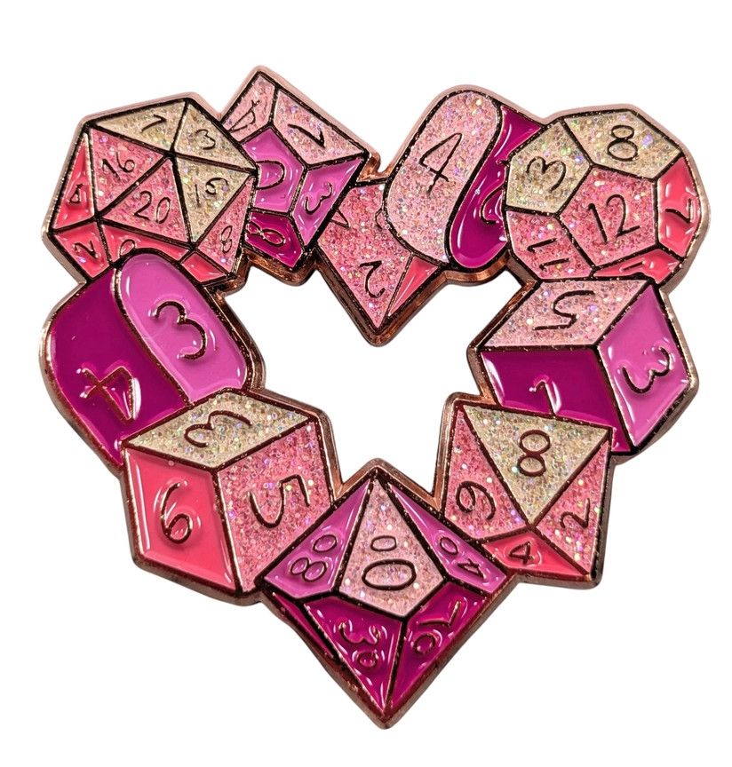PIN - HEART OF DICE
