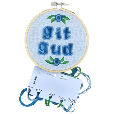 CROSS STITCH KIT - GIT GUD