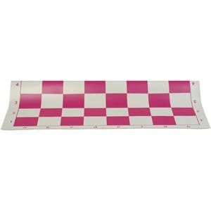 CHESS BOARD 20" VINYL w/ 2.25" SQ Pink