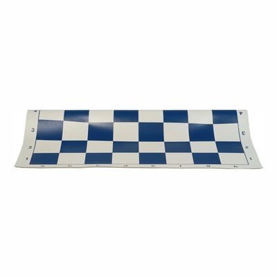 CHESS BOARD 20" VINYL w/ 2.25" SQ Blue