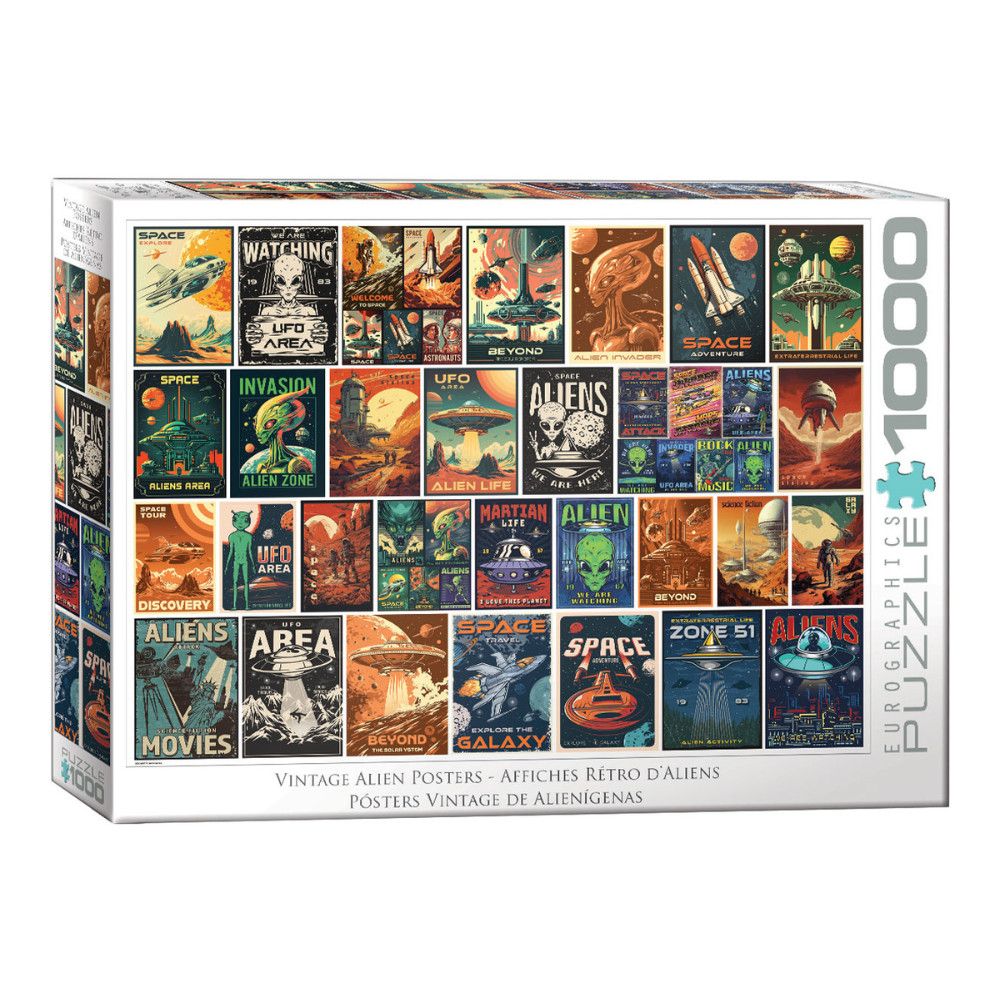 EG1000 VINTAGE ALIEN POSTERS