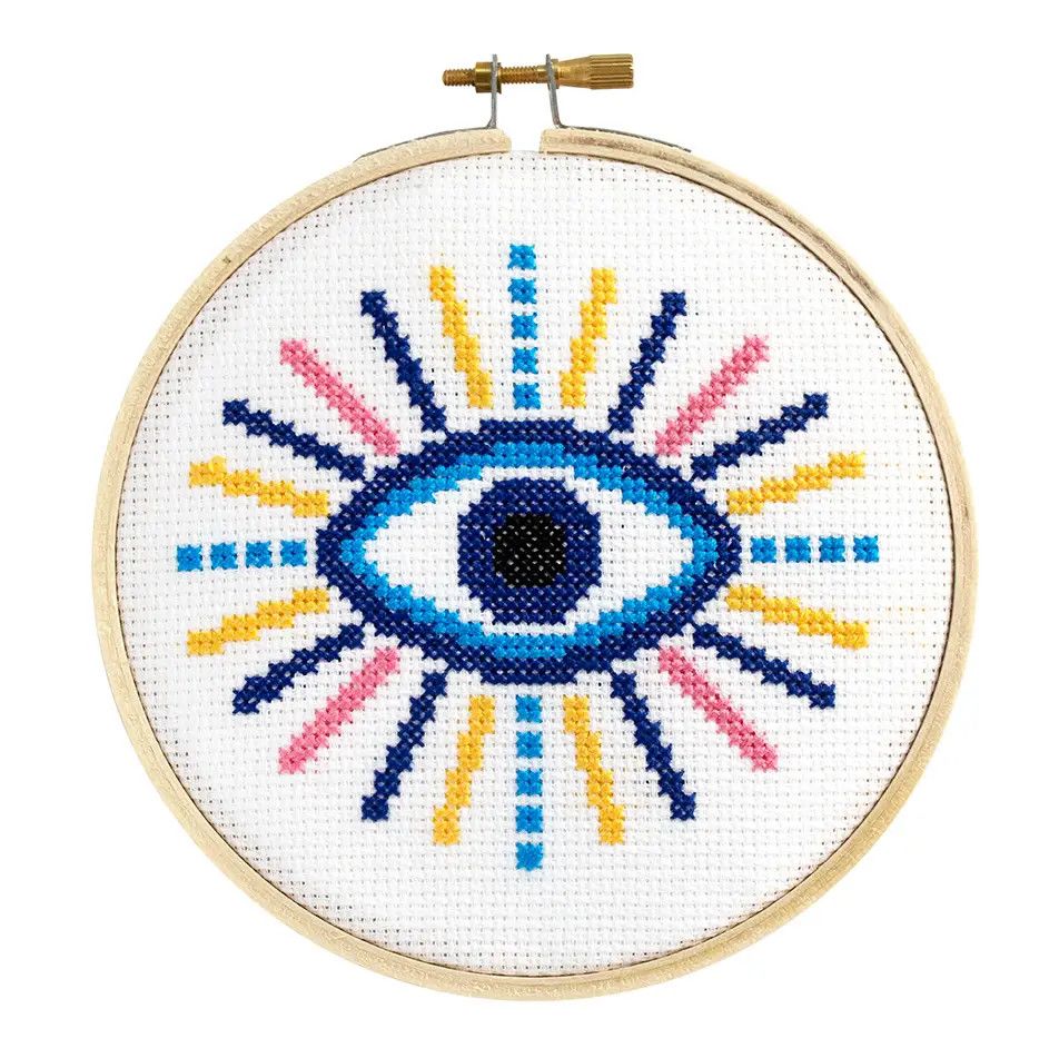 CROSS STITCH KIT - EVIL EYE