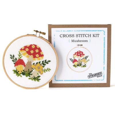 CROSS STITCH KIT - MUSHROOM