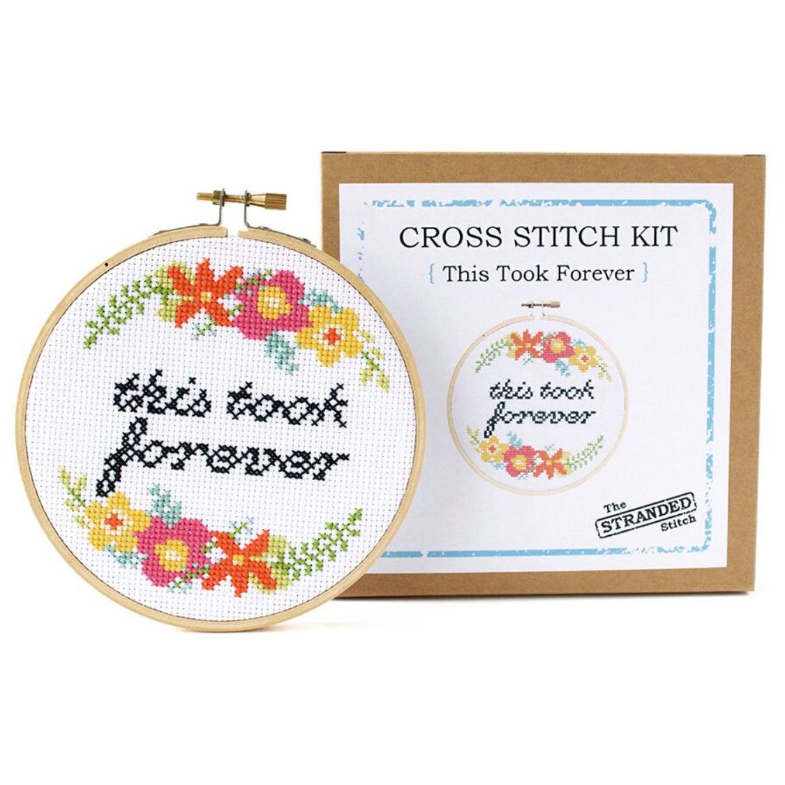 CROSS STITCH KIT - THIS TOOK FOREVER