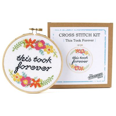 CROSS STITCH KIT - THIS TOOK FOREVER
