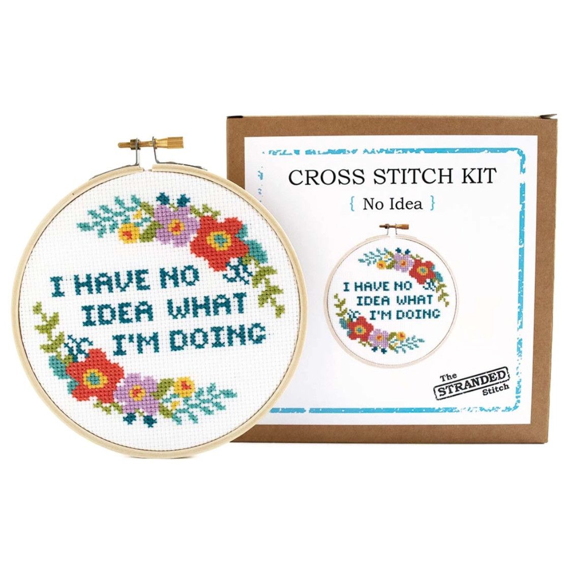 CROSS STITCH KIT - NO IDEA