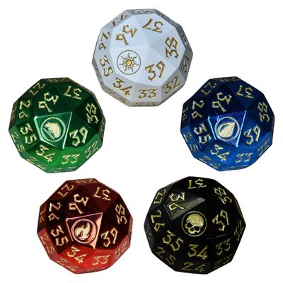 DICE D40 METAL SPINDOWN MANA