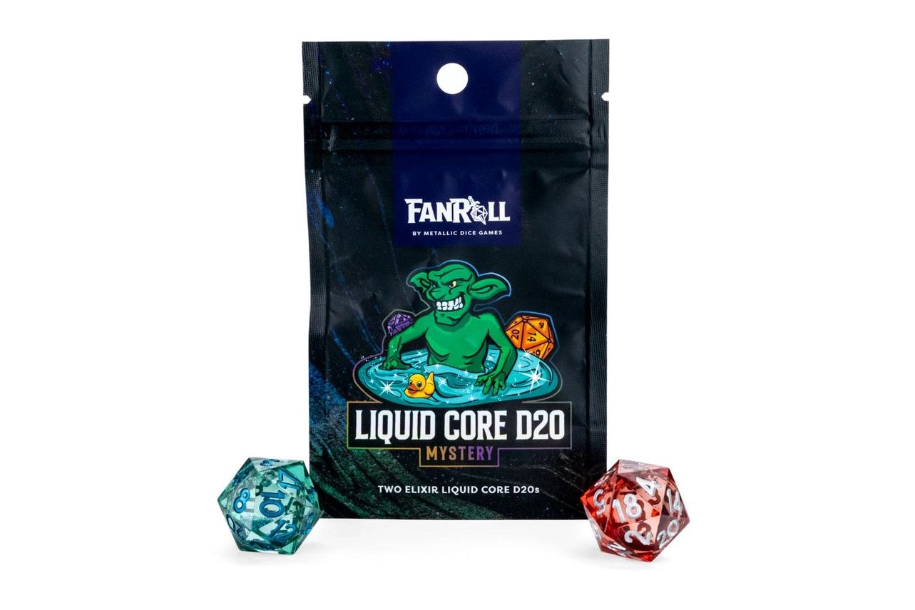 MYSTERY DICE D20 LIQUID CORE MISFIT (2)