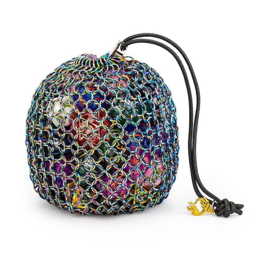 DICE BAG: HERO'S CHAINMAIL - Rainbow