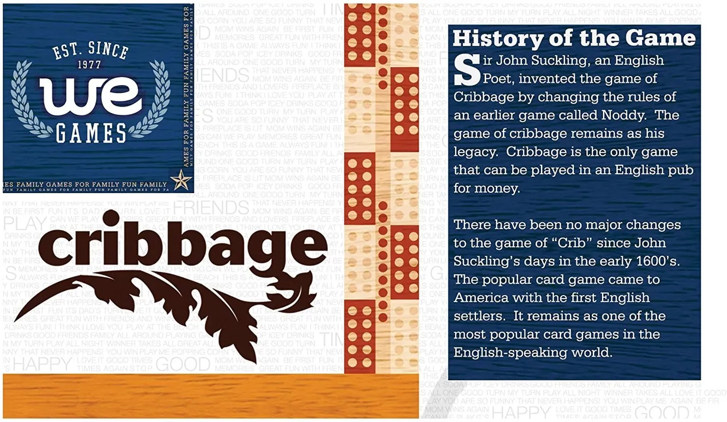 CRIBBAGE 2-TRACK SOLID WOOD
