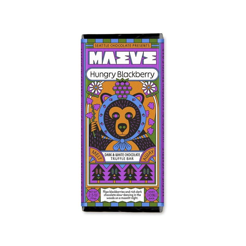 TRUFFLE BAR 2.5 OZ, Set: Hungry Blackberry