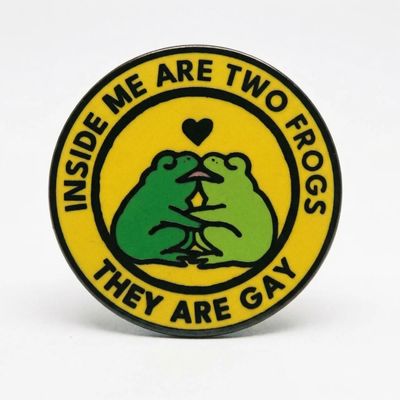 PIN - Two Gay Frogs