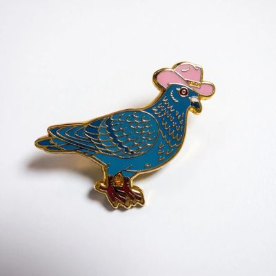 PIN - Cowboy Pigeon