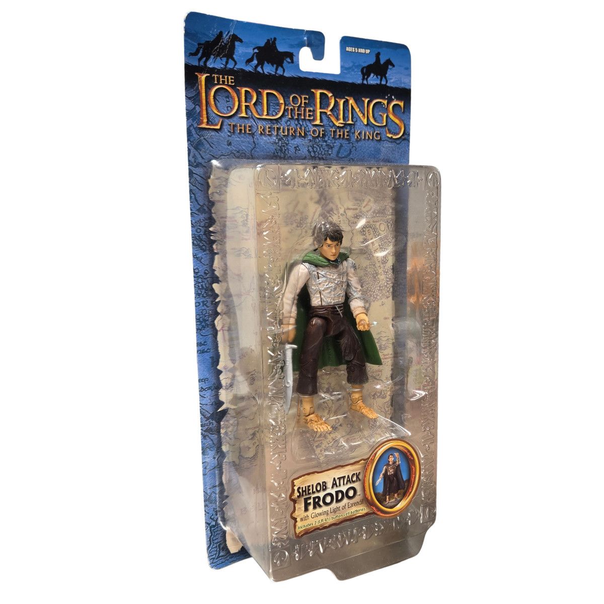LotR: RotK FIGURE SHELOB ATTACK FRODO (2004)