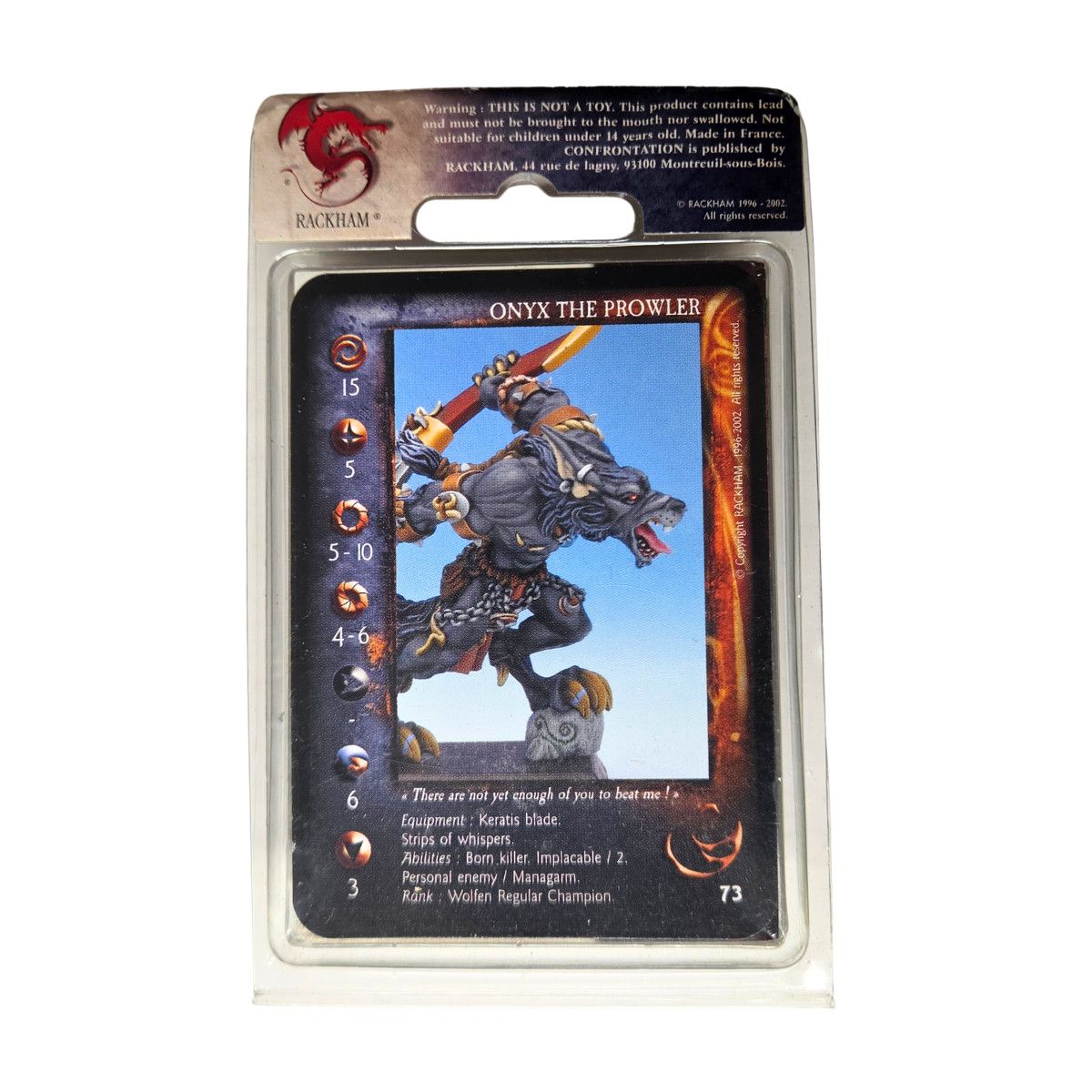 CONFRONTATION - Onyx the Prowler