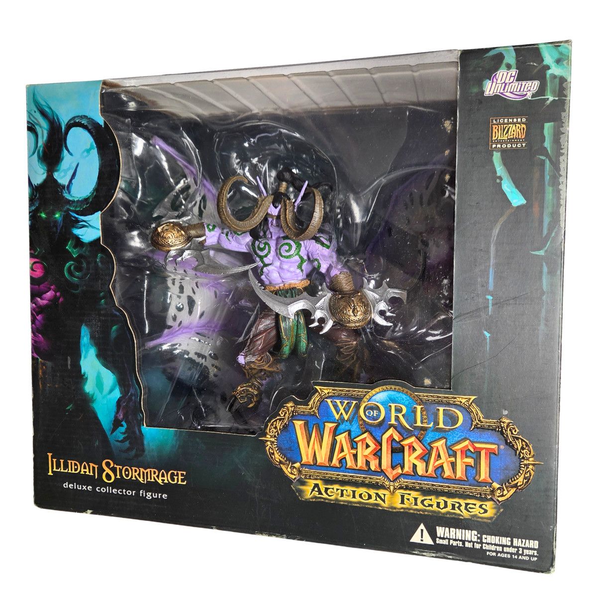 WORLD OF WARCRAFT FIGURE Deluxe Action Figure - Illidan Stormrage (2007)