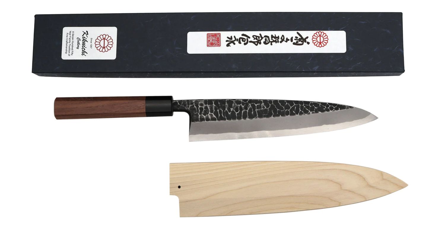 Deba Mioroshi Tsuchime Kasumi White Carbon 22 w/ Saya