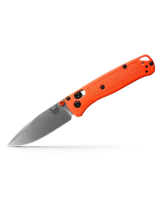 BM Mini Bugout Drop Point Axis Orange Handle
