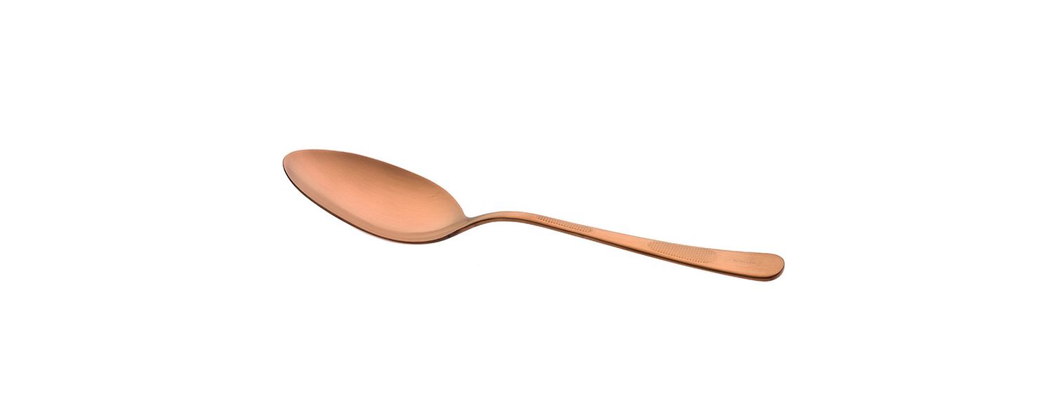 Plating Spoon Solid Bowl 9&quot; Rose Gold