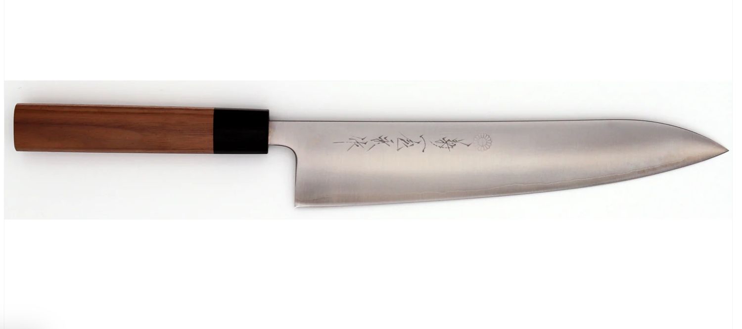 Gyuto Ginsan Silver Sanmai 240cm