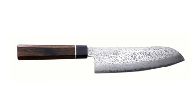 Senzo Black Damascus Santoku 167mm