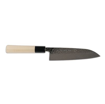 Santoku 67 Layer Damascus Tsuchime 165cm AUS10 Core