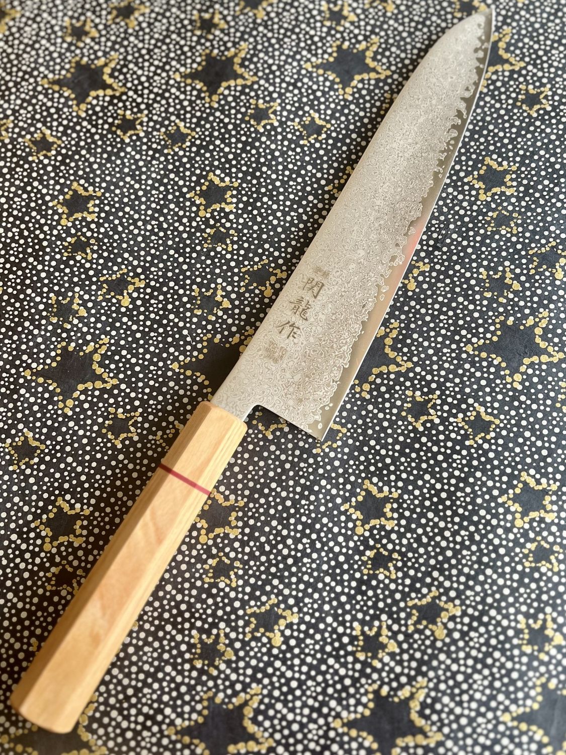 Sekiryu Chef 240mm Damascus