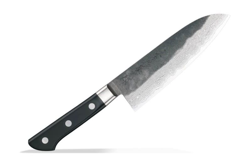 Atelier Classic Santoku 63 Layer Damascus Kurouchi 170mm VG10 Core