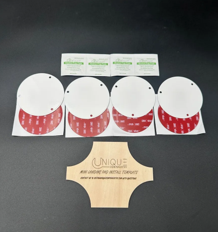 Adhesive Landing Pads for Starlink Mini Magnetic Wedge Mount