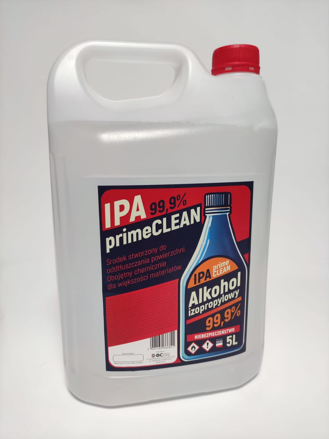 IPA Prime Clean 99,9% – Profesjonalny Środek do Czyszczenia i Odtłuszczania (5L) 🧼✨