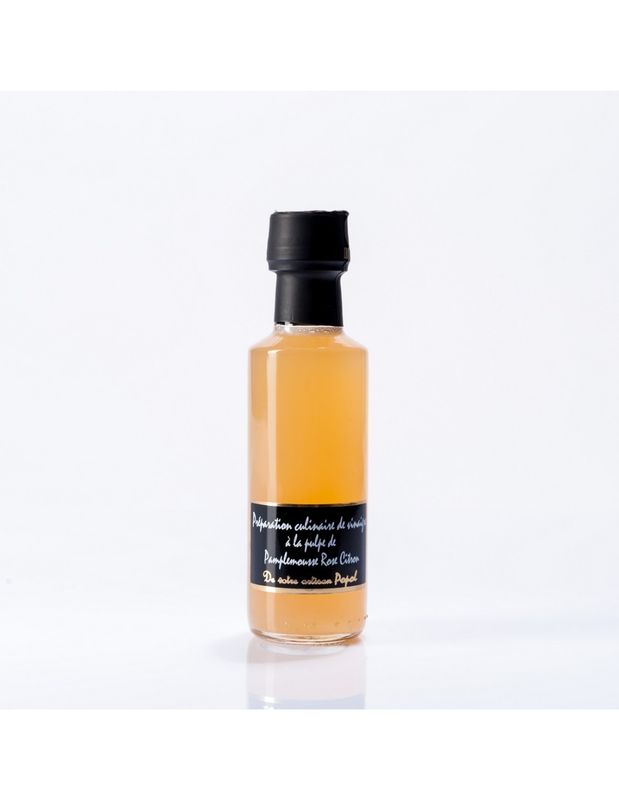 Vinaigre à la pulpe de Pamplemousse rose et Citron